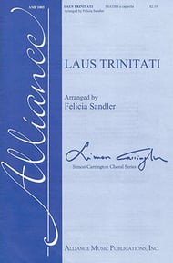 Laus Trinitati SSATBB choral sheet music cover Thumbnail
